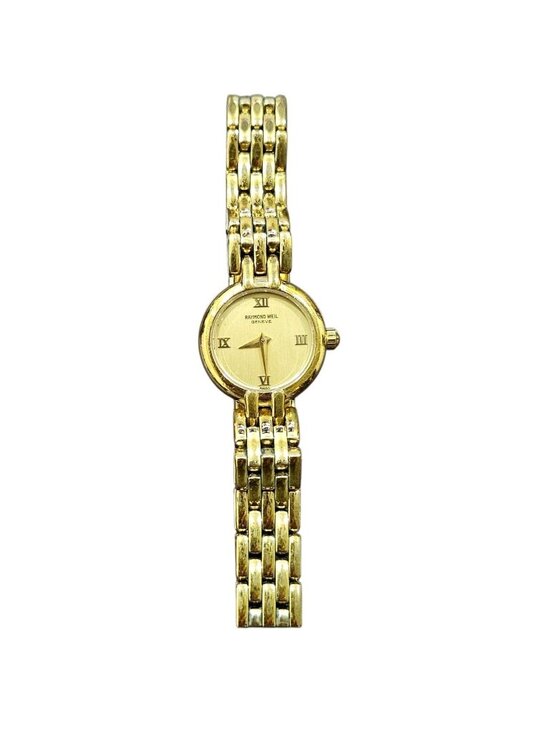 RAYMOND WEIL Vintage Ladies watch RARE 18K electroplated gold EUC 2012 Tango main image 5
